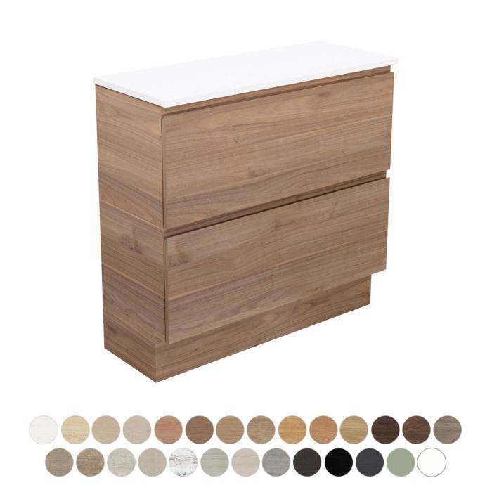 fienza Carmen Ensuite All Drawer 900 Floor Standing Vanity