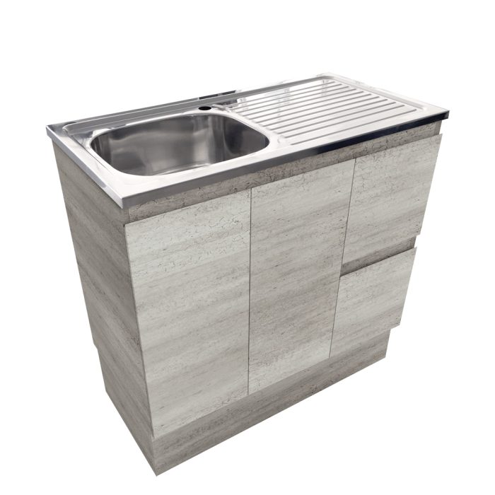 fienza Citi Edge Industrial 900 Vanity on Kickboard