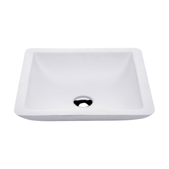 fienza Classique 420 Solid Surface Above Counter Basin Matte White