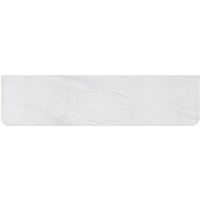 fienza Cloudburst Solid Surface Top Curved Full Depth 1800mm