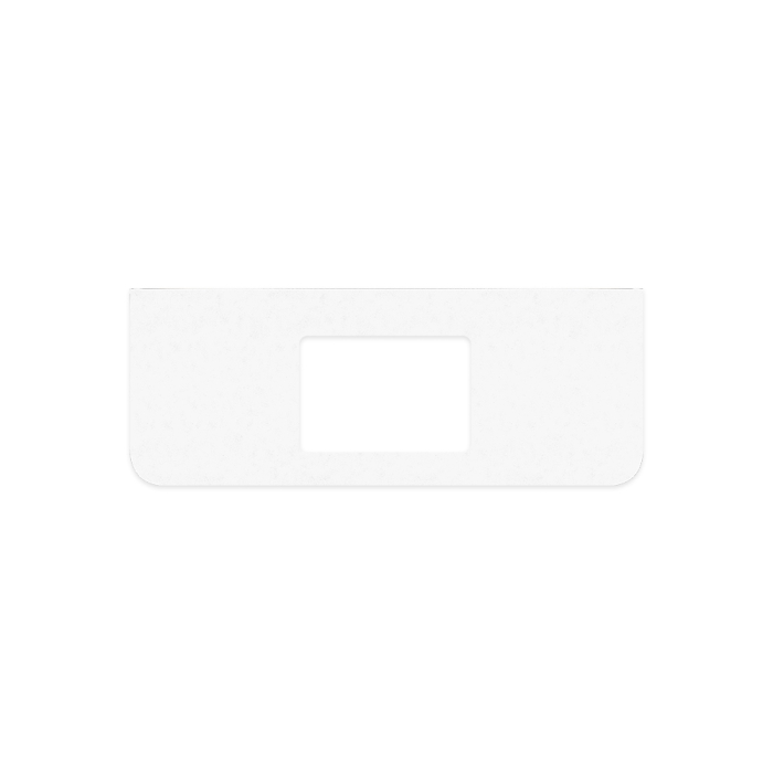 fienza Crystal Pure Silica Free Stone Top Curved Full Depth with Single Undermount Basin Hole 1200mm