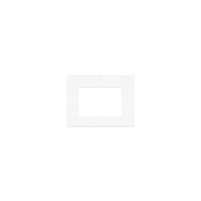 fienza Crystal Pure Silica Free Stone Top Rectangular Full Depth with Single Undermount Basin Hole & Tap Hole 600mm