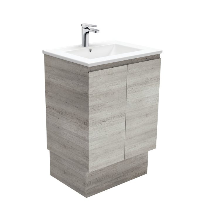 fienza Dolce Edge Industrial 600 Vanity On Kickboard