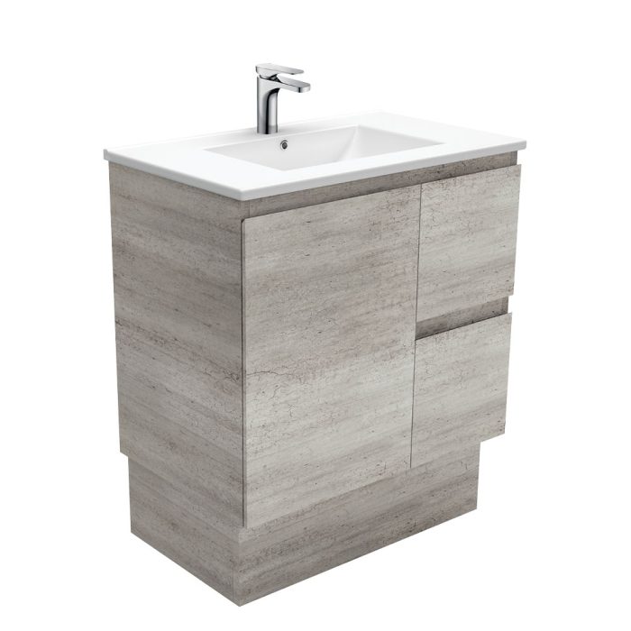fienza Dolce Edge Industrial 750 Vanity On Kickboard