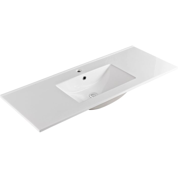 fienza Dolce Full Depth Single Bowl Ceramic Basin Top 1200
