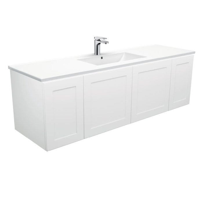 fienza Dolce Mila 1500 Single Bowl Wall-Hung Vanity