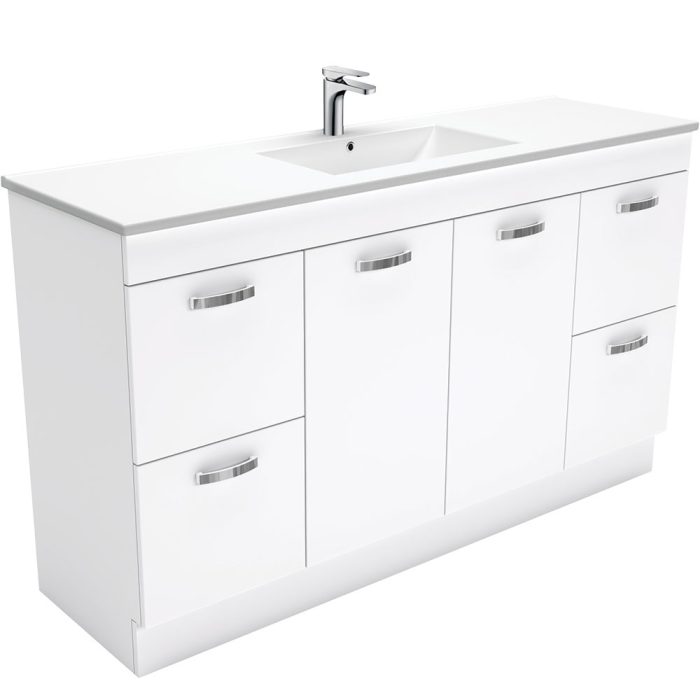 fienza Dolce Unicab 1500 Single Bowl Vanity On Kickboard