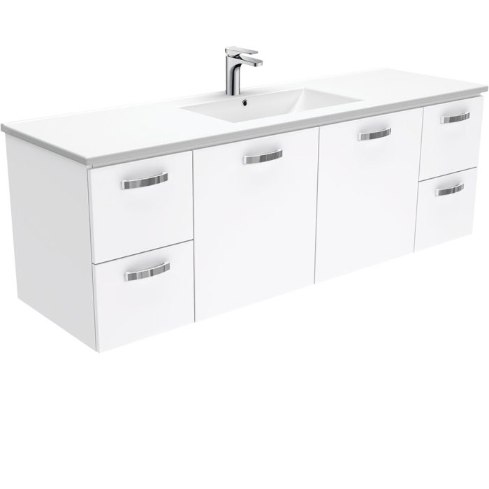 fienza Dolce Unicab 1500 Single Bowl Wall-Hung Vanity