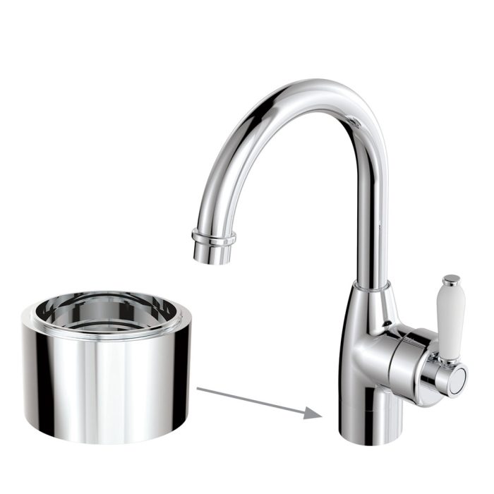 fienza Eleanor 30mm Base Riser for Basin Mixers Chrome
