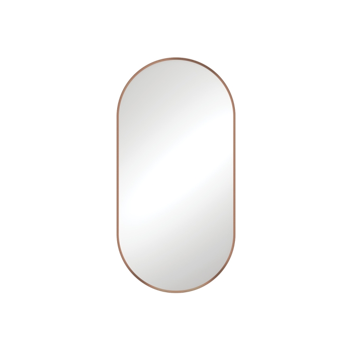 fienza Empire Brushed Copper Framed Mirror 450 x 900mm