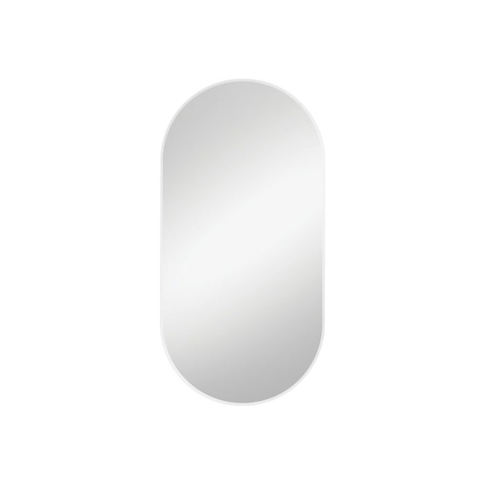 fienza Empire Matte White Framed Mirror 450 x 900mm