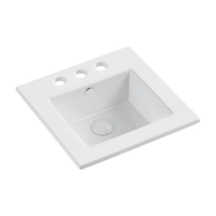 fienza Allison Fully-Inset Basin 3 Tap Holes