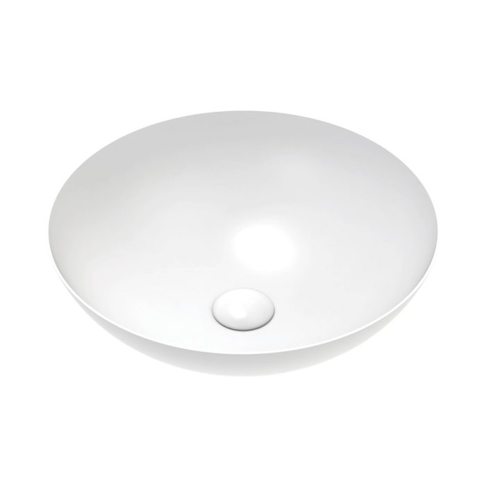 fienza Aluca Above Counter Basin Matte White