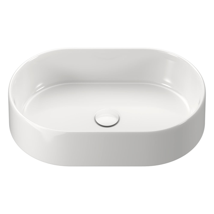 fienza Aluca Pill Above Counter Basin Gloss White
