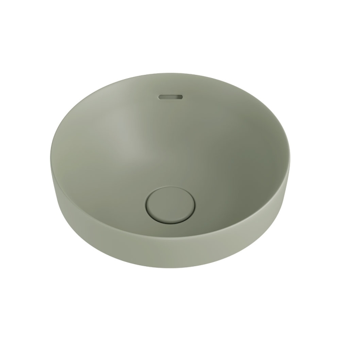 fienza Aluca Round Semi-Inset Basin Matte Olive