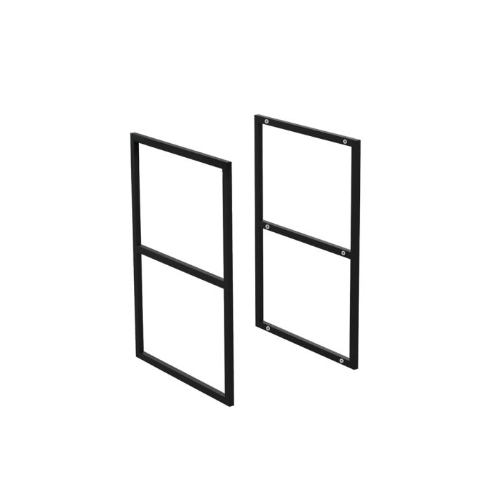 fienza Amato Matte Black Frame Side Panel Kit
