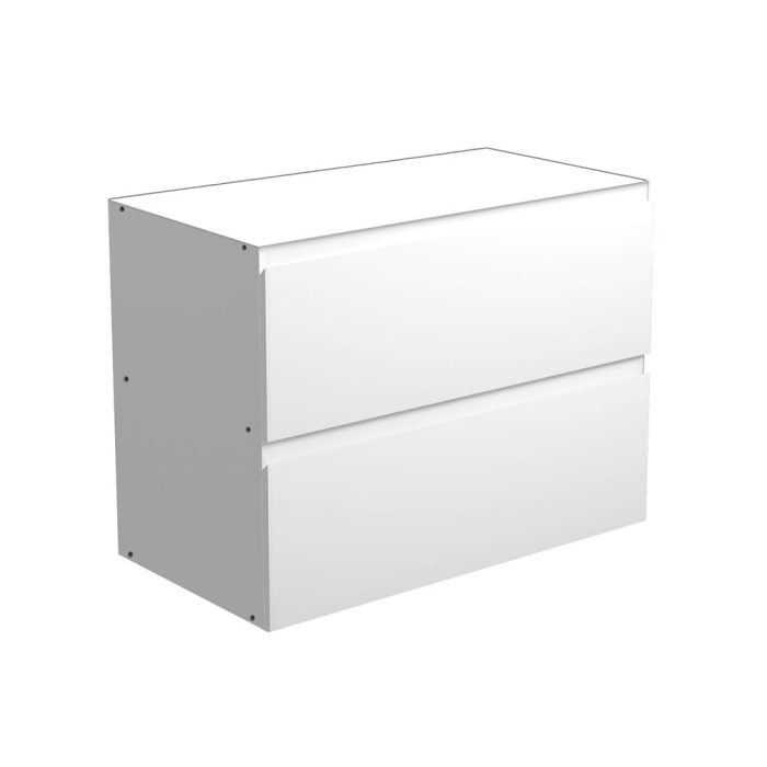 fienza Amato Satin White 900 Base Cabinet