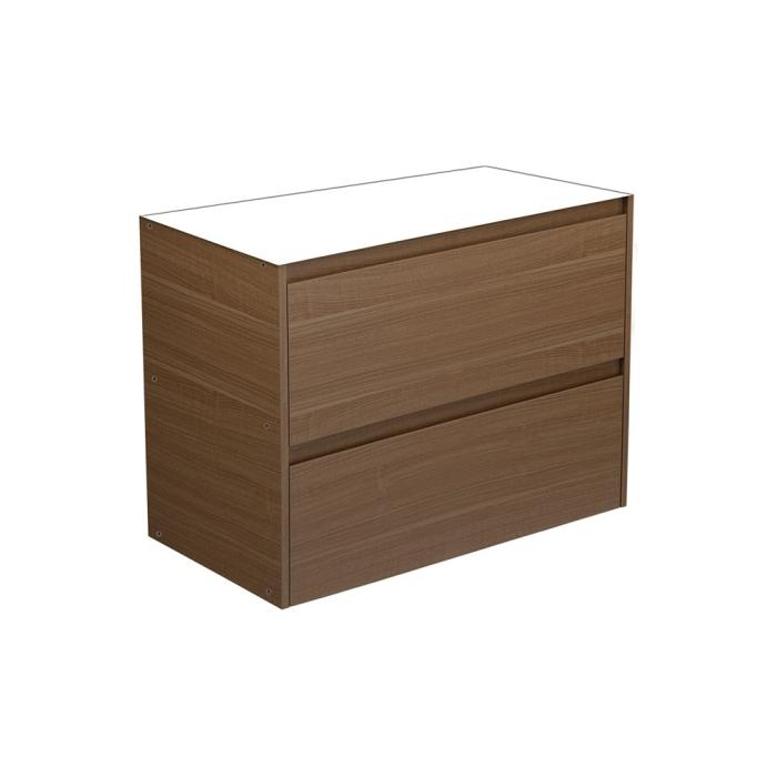 fienza Amato Walnut 900 Base Cabinet