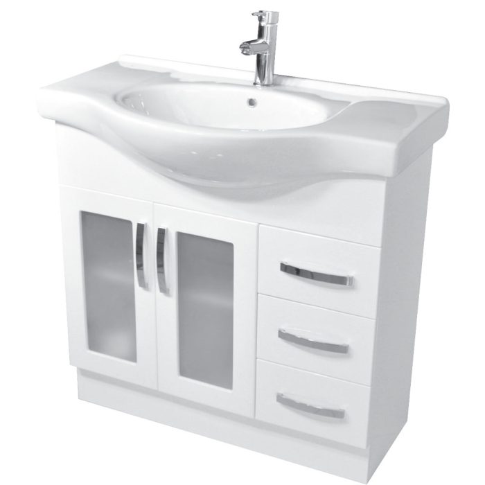 fienza Antonio 900 Vanity Glass Doors