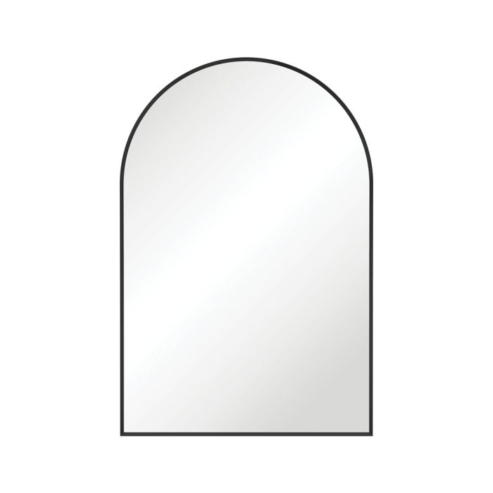 fienza Arch Matte Black Framed Mirror