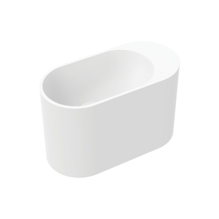 fienza Ari Solid Surface Wall Basin No Tap Hole
