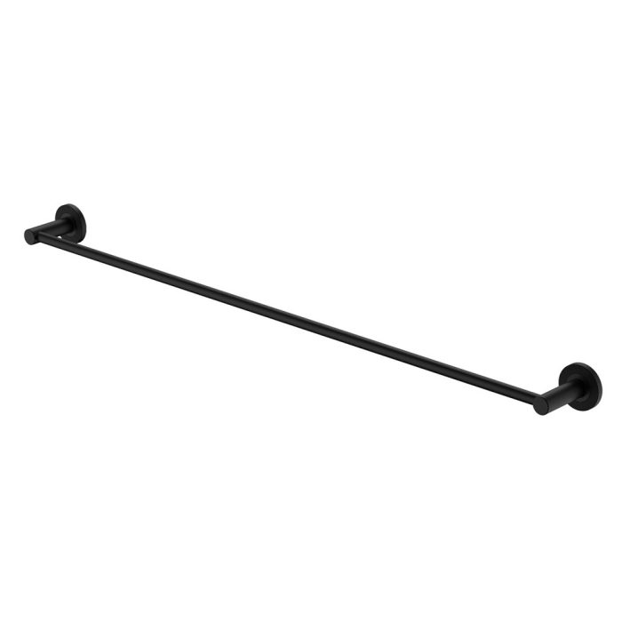 fienza Axle 900mm Single Towel Rail Matte Black