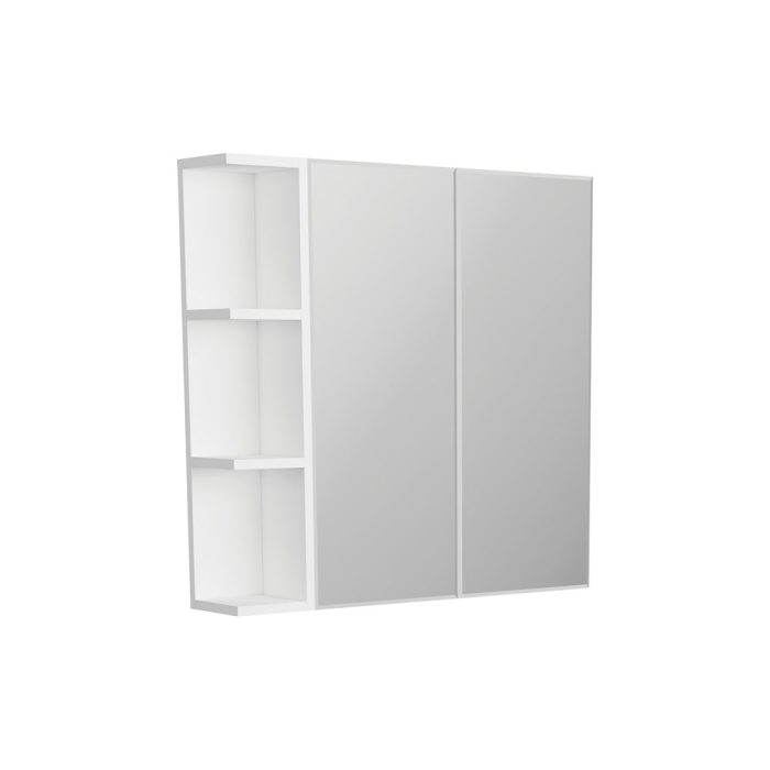 fienza Bevel Edge 600 Mirror Cabinet 1 Side Shelf
