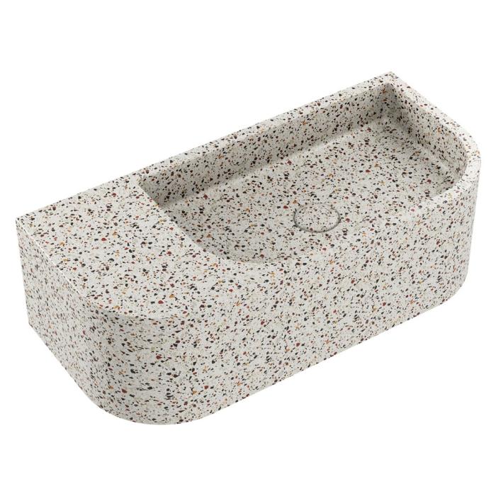 fienza Blanca Concrete Wall Basin Terrazzo