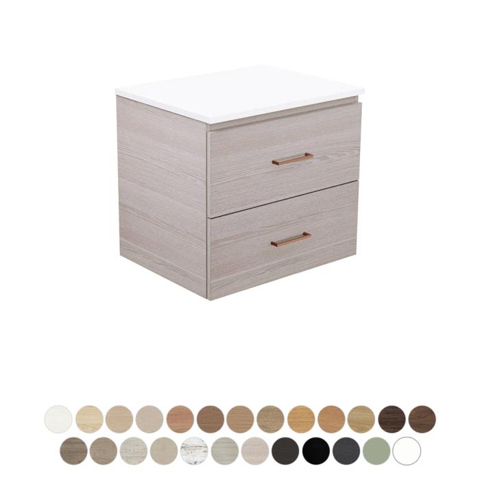 fienza Carmen All Drawer 600 Wall Hung Vanity