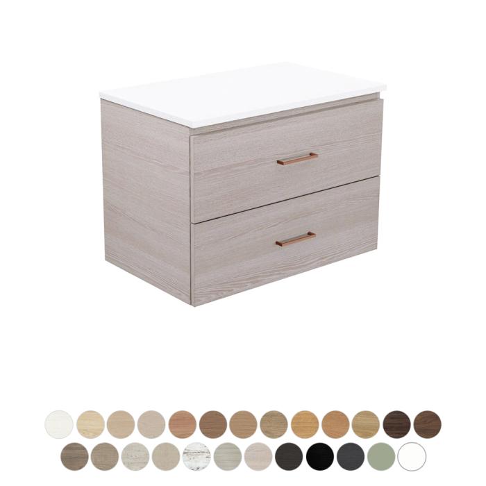 fienza Carmen All Drawer 750 Wall Hung Vanity