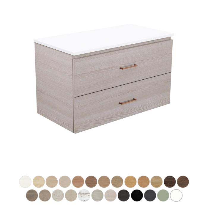 fienza Carmen All Drawer 900 Wall Hung Vanity