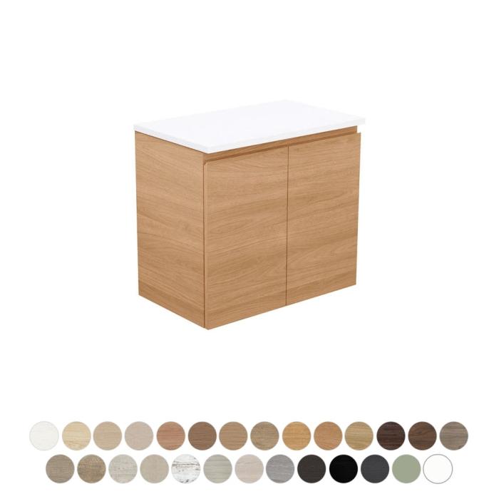 fienza Carmen Ensuite Door 600 Wall Hung Vanity