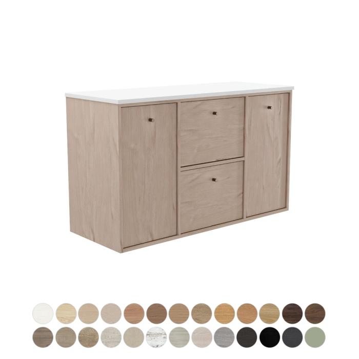 fienza Cierra 1200 Single Bowl Wall Hung Vanity