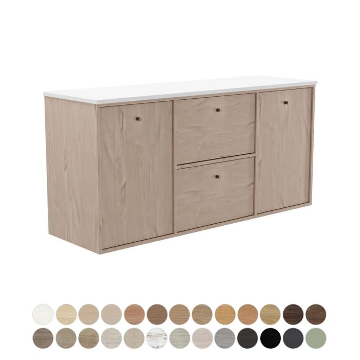 fienza Cierra 1500 Single Bowl Wall Hung Vanity