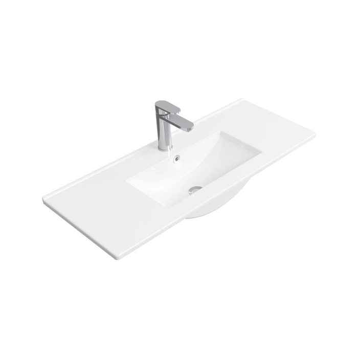 fienza Delgado Ensuite Depth Ceramic Basin Top 900