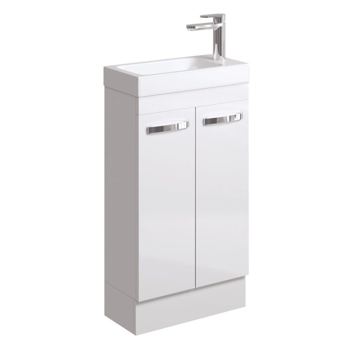 fienza Denzel 450 Ensuite Vanity on Kickboard