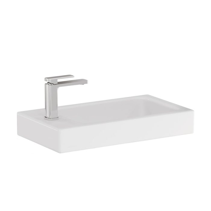 fienza Denzel Slim Ensuite Depth Ceramic Basin Top