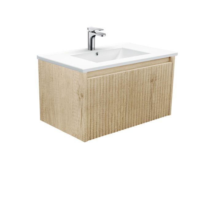 fienza Dolce Alina Scandi Oak 750 Wall-Hung Vanity