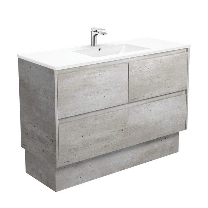 fienza Dolce Amato 1200 Industrial Vanity On Kick