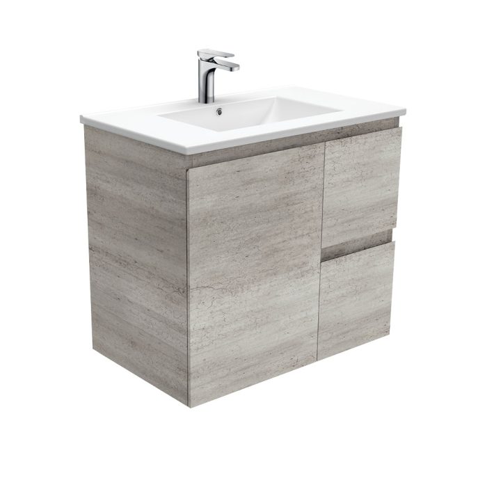 fienza Dolce Edge Industrial 750 Wall-Hung Vanity