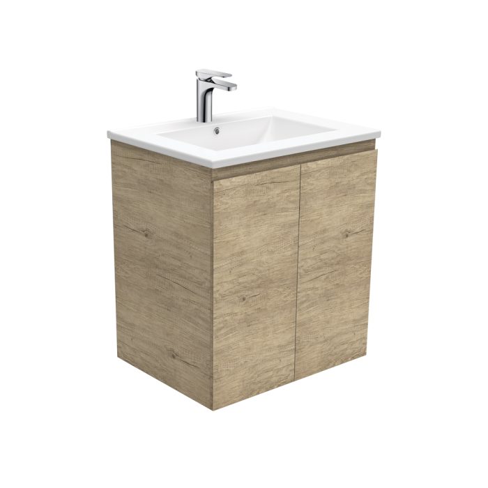 fienza Dolce Edge Scandi Oak 600 Wall-Hung Vanity