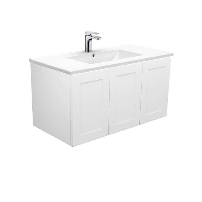 fienza Dolce Mila 900 Wall-Hung Vanity Left Drawer