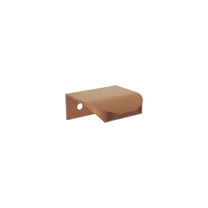 fienza Edge 40mm Curved Pull Handle Brushed Copper