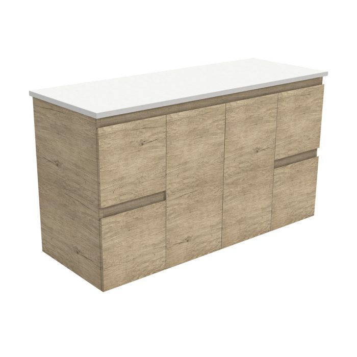 fienza Edge Scandi Oak 1200 Wall-Hung Cabinet