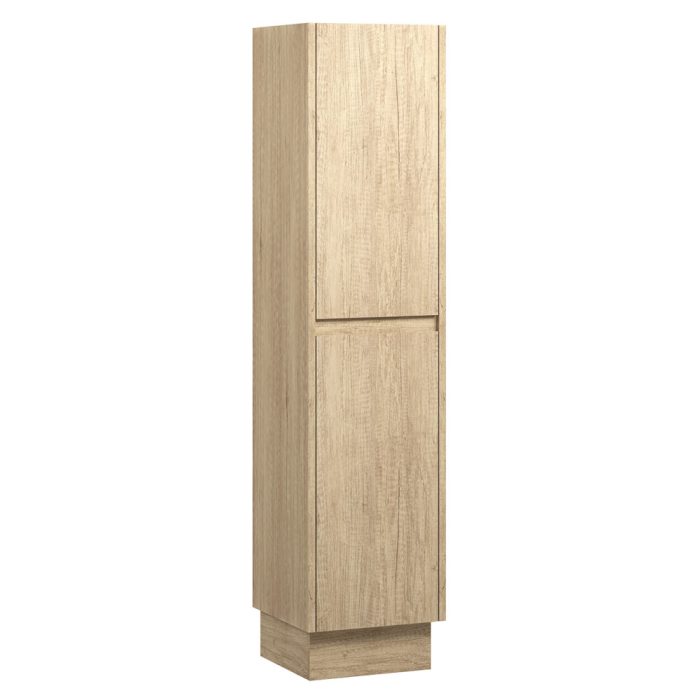 fienza Edge Scandi Oak Tallboy On Kickboard