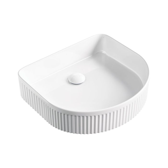 fienza Eleanor Arch Above Counter Fluted Basin