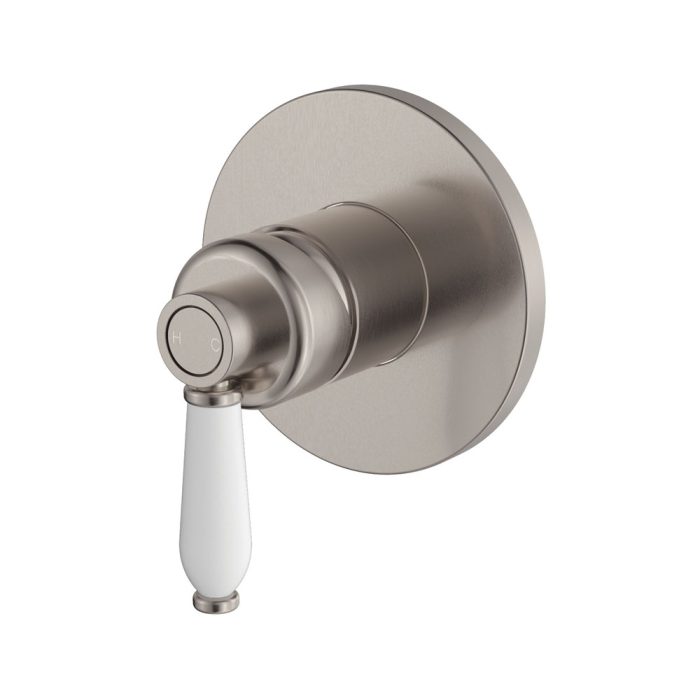 fienza Eleanor Wall Mixer Brushed Nickel / Ceramic