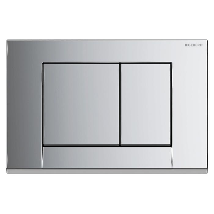 fienza Geberit Bolero Flush Plate Satin Chrome