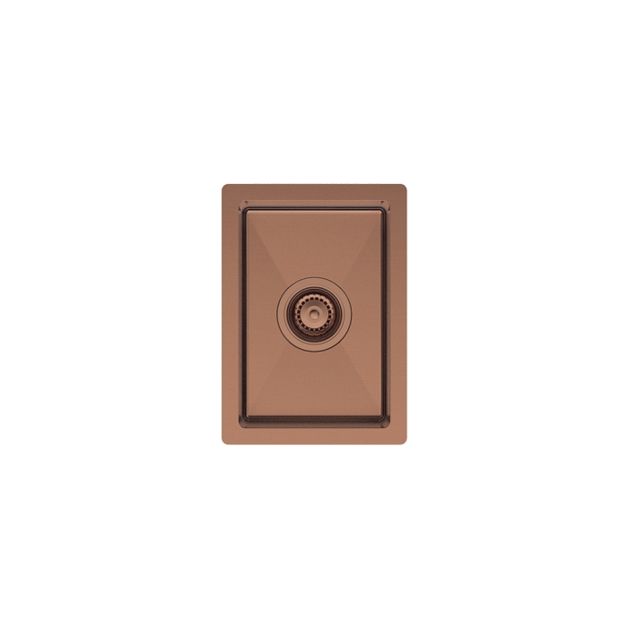 fienza Hana 10L Single Kitchen Sink Brushed Copper
