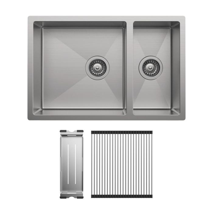 fienza Hana 30L/15L Double Kitchen Sink Kit